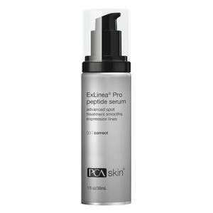 PCA SKIN ExLinea Pro Peptide Serum for Face, Peptide Complex Serum, Helps Lift, Tighten, and Firm Skin and Reduces Wrinkle Depths, Hydrating Anti Aging Serum for Women, 1.0 oz Pump, Best By 2026/11