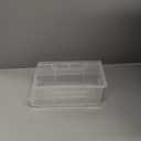 Akro-Mils 30230 AkroBins Plastic Storage Bins, Space-Saving Stackable Bins for Garage, Pantry, Craft Organization, 11" x 5" x 5", Clear, 12-Pack