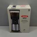 OXO Brew Conical Burr Coffee Grinder - Silver, Stainless Steel Burrs, One-Touch Automatic Smart Grind