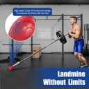 HXD-ERGO Landmine Attachment for Barbell, T Bar Row Attachment Fits 2 Inch Olympic Bars,Barbell Landmine Attachment for Press, Row, Spin, Split Squats
