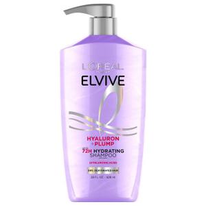 L'Oreal Paris Elvive Hyaluron Plump Hydrating Shampoo for Dry Hair - 28 fl oz, 2 Pack
