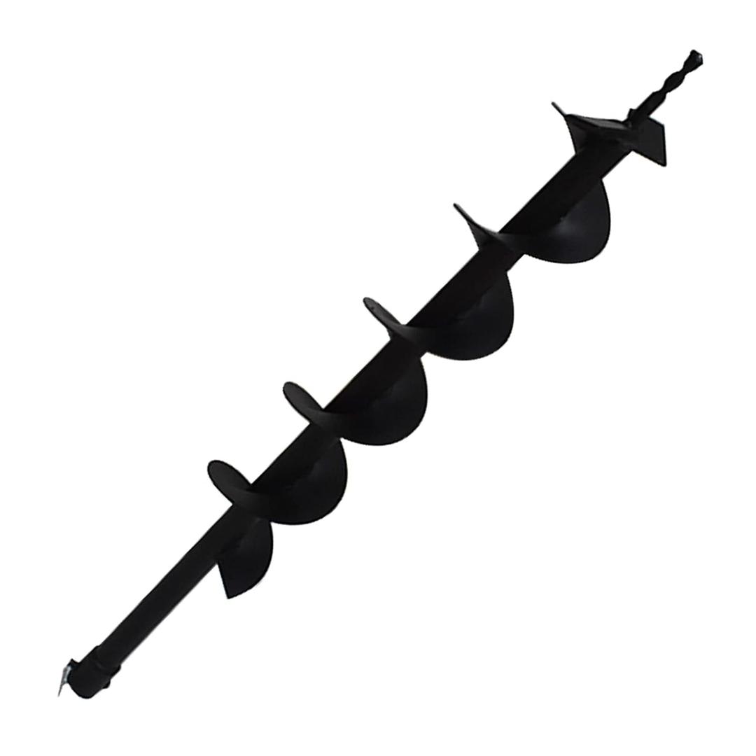 4 Inch Earth Auger Drill Bits for Planting, 4 x 31.5 Gasoline Engine Auger Post Hole Digger Drill Bits, Bulb Planter Tool with 3/4 Shaft