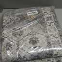 Washable Runner Rug 2x12 - Hallway Runner Rug Kitchen Rugs and Mats Non Skid Washable Waterproof Carpet Runner for Living Room Bedroom Bathroom (Grey, 2x12)