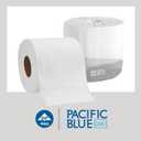 Georgia-Pacific Pacific Blue Basic 2-Ply Embossed Toilet Paper,19880/01, 550 Sheets Per Roll, 80 Rolls Per Case, 80 Count