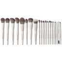 20 Pcs Pro Grade Makeup Brushes Set with Dense Ultra Soft Vegan Bristle,Elegant Design Make up Brushes for Powder, Foundation,Bronzer,Highlight,Face Blending Contour, Concealer, Eye shadow