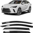 MIALUTY® Window Visors Rain Guards for 2023-2026 Lexus RX350 RX350h RX500h, Out-Channel Vent Visors Heat Insulation Sun Shade Accessories for Cars