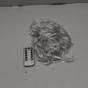 33 FT 100 LED Fairy Lights USB Battery Operated Clear Wire with Remote Control, 8 Modes String Lights with Timer Starry Twinkle Lights for Indoor Bedroom Party Christmas, Cold White