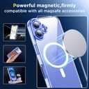 SPIDERCASE for iPhone 16 Plus Case, [Military-Grade Drop Tested] with 2 Pcs Tempered Glass Screen Protector [Full Camera Protection] [Not Yellowing] Slim Case for iPhone 16 Plus 6.7,Clear