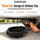 Oil Drain Pan, Oil Change Pan for Cars and Motorcycles, Oil Pans for Changing Oil, 8 L/2 GAL