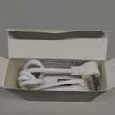 6 Ft Surge Protector Power Strip - 8 Widely Outlets with 4 USB Ports, 3 Side Outlet Extender with 6 Feet Extension Cord, Flat Plug, Wall Mount, Desk USB Charging Station, ETL,White