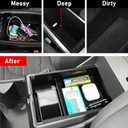 TTCR-II Compatible with Kia Sportage Center Console Organizer 2023 2024 2025 2026, for Sportage NQ5 Console Organizer Tray EX/LX/SX/X-Line 2023 2024 2025 2026