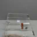 4 Shelf Clear Acrylic Display Case with Lock and Keys, Locking Display Cases for Collectibles, Acrylic Display Cabinet with Shelves for Collectibles Office Retail Store11.8 X 5.9 X 15.7 Inch