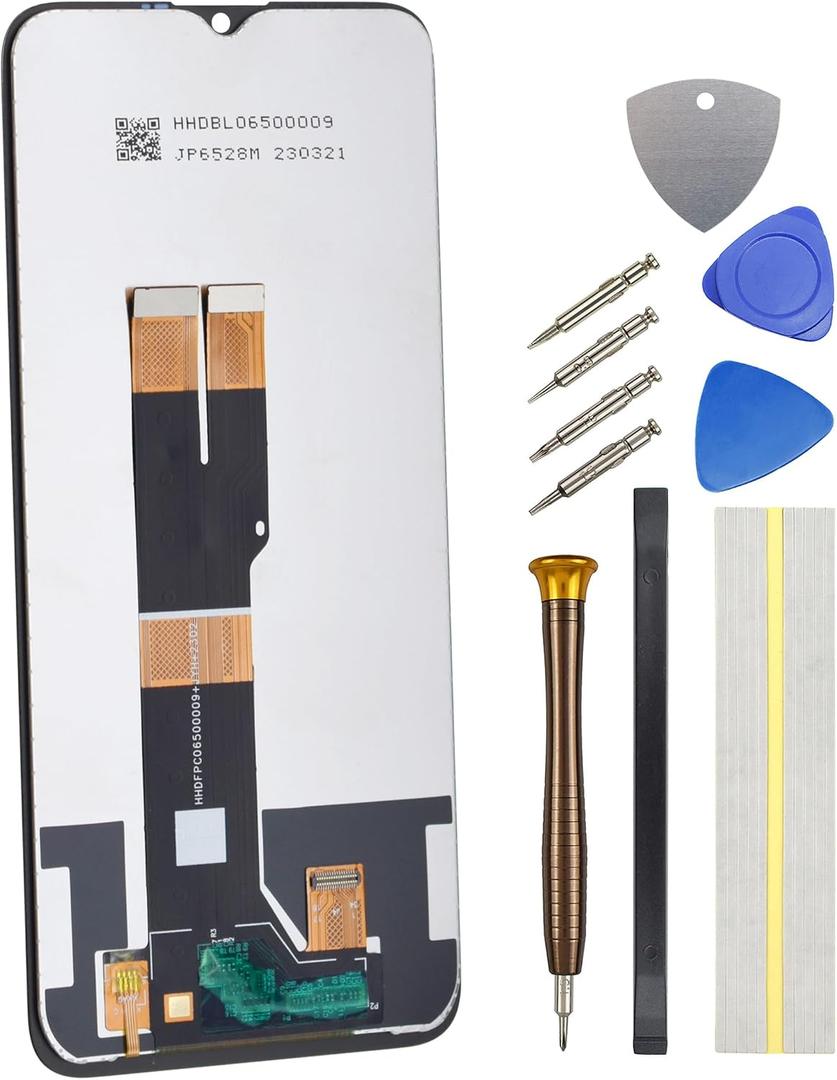 Black Display Touch Screen for Nokia G10 G20 TA-1336 TA-1343 TA-1347TA-1372TA-1365 TA-1347 TA-1372 TA-1365 TA-1334 TA-1351 TA-1346 Display Digitizer Screen Replacement with Tool Kit