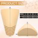 2 Pcs Amputee Shoe Toe Fillers, Partial Foot Amputation PU Foam Shoe Filler Inserts Non Slip Amputee Toe Cushion Pads for Man Woman Amputated Orthotics Essentials(S)