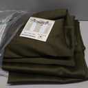 H.VERSAILTEX 100% Blackout Curtains for Bedroom Thermal Insulated Blackout Curtains 84 inch Length Heat and Full Light Blocking Curtains for Living Room with Black Liner 2 Panels Set, Olive