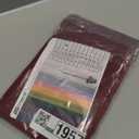 BGment Burgundy Linen Kitchen Curtains 40 Inch Length, Short Semi Sheer Drapes with Rod Pocket Christmas Holiday Decor for Cafe Bathroom Windows Lightweight, 2 Panels Set, Each 42 Inch Wide