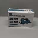 160PSI Cordless Tire Inflator Compatible with Makita 18V Air Compressor, Portable Air Pump Automatic Shut Off, LED Light, Digital Pressure Gauge for Cars Motorcycles Bike Ball(Bare Tool)