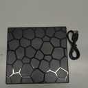 External CD DVD Drive,8 in 1 USB 3.0 and Type-C Disc Reader Writer Burner Player,Slim and Portable CD DVD +/-RW Optical Drive for PC Laptop Desktop MacBook Mac Windows Linux OS Apple (8 in 1)