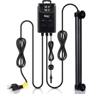 hygger Aquarium Heater,Submersible Fish Tank Heater with External Digital Display, Including Overheat & Leakage Protection and Temperature Sensor for Freshwater and Saltwater (300W for 40gal~60gal)