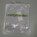 PRETTYGARDEN Women's Spring Fall Babydoll Peplum Blouse Shirt Puff Long Sleeve Bow Tie Front Trendy Cute Y2K Going Out Tops (Brown, L)