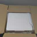 Clear Storage Bins with Lids - 4 Tier Plastic Bins with Wheels, Stackable Storage Bin, Closet Organizers Box for Bedroom, Living Room, 23 QT Folding Box with Magnetic door (White)