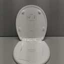 Bath Royale Slow Close Toilet Seat BR501-00 White Elongated, Stain-Resistant and Easy to Keep Clean, Heavy Duty Fits All Toilet Brands, Executive Series