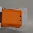 SSLOTSCASE for iPhone 17 Case with 2X Privacy Screen Protector, Hidden Card Holder & Camera Stand & Kickstand & Slide Camera Lens Cover & Wallet, Hard Phone Case Cover for iPhone 17 6.3'', Orange