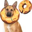 Soft Inflatable Dog & Cat Cone Collar - After Surgery Recovery E-Collar Alternative for Large, Medium & Small Dogs & Cats (X-Large (Neck Girth: 18"-25"))