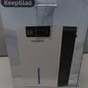 Dehumidifier, 98OZ Dehumidifiers for Home(1000sq.ft), Humidity Display Dehumidifier for Basement Bathroom Bedroom, Auto Shut Off, Washable Filter, Drain Hose, Timer, 7 Ambient Lights, Gray