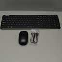 TECKNET Wireless Bluetooth Keyboard and Mouse Combo(2.4G USB + Dual BT), Rechargeable Keyboard Mouse Set, Full Size Quiet Slim Keyboards and Mice for Laptop, PC, iPad, Desktop, Black