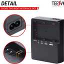 LP-E6 Battery Quick Charger for Canon: Compatible with LP-E6 LP-E6N LP-E6NH LC-E6 LC-E6E Battery for Canon EOS R5 R6 6D 7D 5D 5DS 60D 60DA 70D 80D 5D Mark III Cameras Power Supply