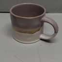 Bosmarlin Large Stoneware Coffee Mug Set of 2, Big Tea Cup for Office and Home, 15Oz, Dishwasher and Microwave Safe (Purple, 2)