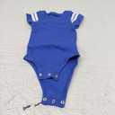 ROMPERINBOX Baby Football Jersey Onsies Raglan Bodysuit Customized Newborn Unisex Romper with Contrasting Sleeve Stripes 0-3 m