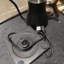 Fellow Corvo EKG Pro Electric Tea Kettle - Quick Heating, Precise Temperature Control Electric Kettle, Scheduling, Built-in Brew Timer for Boiling Water - Matte Black with Walnut Handle - 0.9 Liter