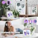 Gueray CD Player Portable with Bluetooth Wall Mountable, CD Music Battery Operated Players for Home with Speakers 1800mAh Rechargeable LCD Screen Display FM Radio USB AUX Jack Remote Control
