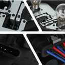 63217313044 Passenger Side Right Rear Bulb Socket Panel & Plug Connector & Three Bulbs Compatible with BMW 3-Series 320i 328i 335i 328d 2012 2013 2014 2015 Rear Light Lamp Repair Board Kit