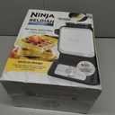Ninja Belgian Waffle Maker Pro | Vertical Design | 5 Shade Settings with Precision-Pour Cup & Chef-curated Recipe Guide | Black & Silver | BW1001