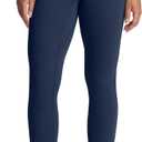 Aoxjox Womens Workout Leggings Metamorph Mid-Rise Hidden Scrunch Tummy Control Gym Training Yoga Pants 25"/27"/28.5" (Small, Navy)