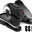 Under Desk Elliptical Machine, Ellipse Leg Exerciser as Seen on TV While Sitting for Senior with Remote Control, Portable & Quiet Pedal Exerciser with 12 Adjustable Speed, Black