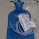 Enema Bag Kit for Women & Men, Colon Cleanse Enema Bag 2L with 4 Tips & Flow Control Clamp, 5ft Hose, Hook, Storage Bag