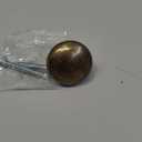 10-Pack Antique Brass Cabinet Knobs, Vintage Round Drawer Knobs for Kitchen Cupboards Dressers, Unique Home Improvement Hardware