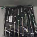 Black Runner Rug, Washable Rug for Hallway Non Slip, 2x4.3ft Boho Kitchen Bathroom Runner for Bedroom with Tassels