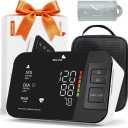 Blood Pressure Monitors for Home Use with Bag FSA&HSA Eligible,One-Touch Automatic Measurement with Large LED Three-Color Warning for 2 User, Birthday Gifts for Family and Friend