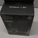 GE Flat Panel Indoor HD Digital TV Antenna, Long Range Smart TV Antenna, Supports 4K 1080P HD Smart TV VHF UHF, Extendable Dipole Rabbit Ears, Adjustable Stand, 5ft Coax HDTV Cable, 33681