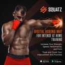 SQUATZ Portable Boxing Mat - Punching Unit with Advanced Digital Counter, Punching Mat for Strength Training, and Exercise, Automated Screen System, for Athletes and Beginners - Easy to Install