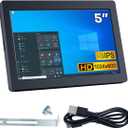 Hosyond 5 Inches USB C Mini Monitor 1024x600 IPS LCD Screen Type C Secondary Screen Display for PC Laptop Windows