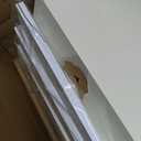 upsimples Floating Shelves for Wall, 35.5 Inch Shelves for Decor Storage Set of 6, Wall Mounted Wood Shelf for Bedroom, Living Room, Bathroom, Kitchen, Long Picture Ledge Shelves, White
