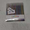 SMOOTHERPRO Glitter Gel Pens, 17 Colors Glitter Colored Pens, 1.0mm Metallic Sparkle Colorful Pens for Coloring Calligraphy Cards Journal Drawing Scrapbook(SC623-8)