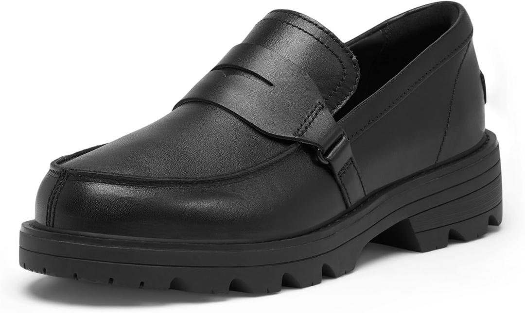 Sorel Women's Revel Ave Loafer (11, Black/Black)