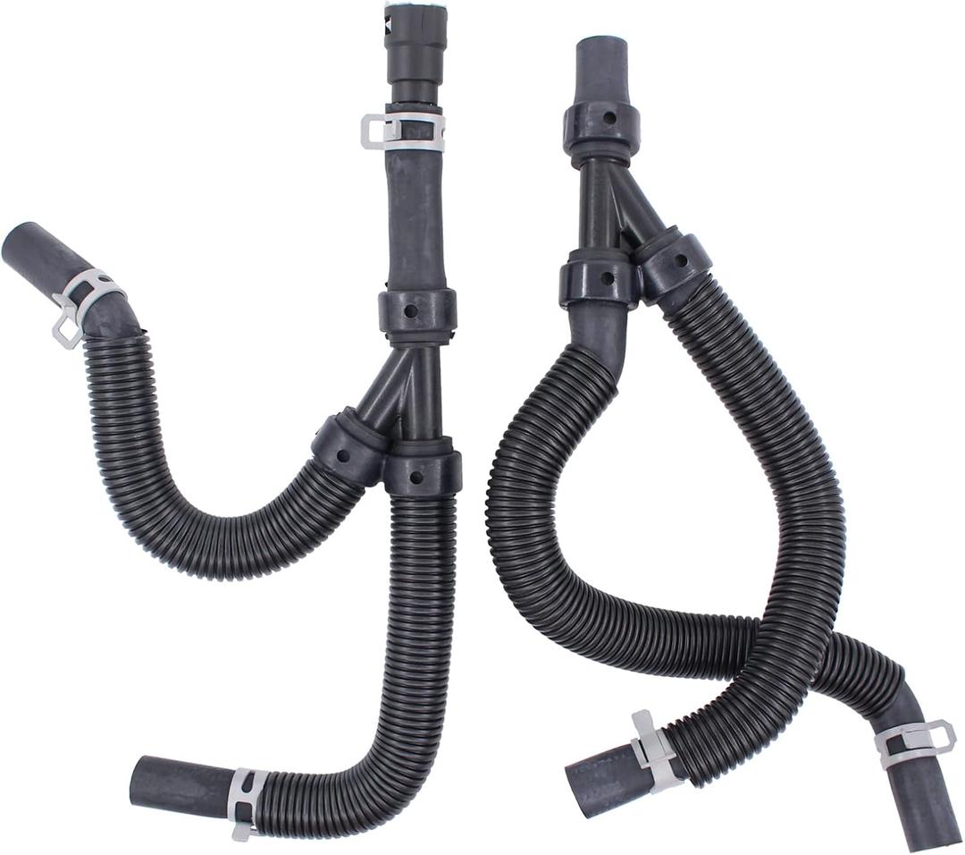 NewYall HVAC Heater Supply and Return Hose Assembly 3.3L 3.8L 4.0L for Chrysler Town & Country 2008-2009, Dodge Grand Caravan 2008-2009, Volkswagen Routan 2009-2010